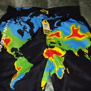 Chinatown Market Colorful Map Shorts